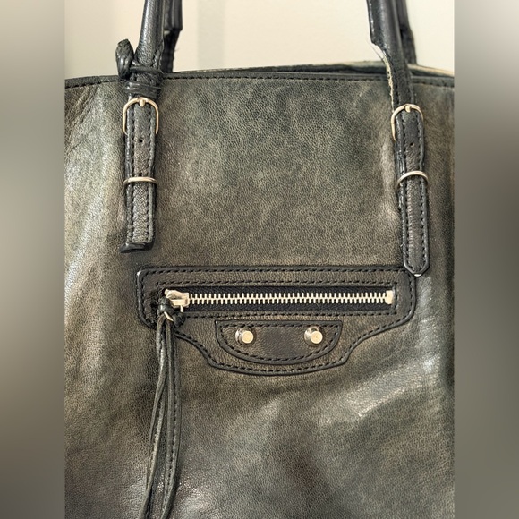 Balenciaga Authentic Charcoal Le City Tote Bag - Picture 15 of 16